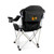 Chicago Blackhawks Reclining Camp Chair, (Black with Gray Accents)