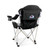 Colorado Avalanche Reclining Camp Chair, (Black with Gray Accents)