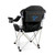 St Louis Blues Reclining Camp Chair, (Black with Gray Accents)