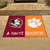 House Divided - Florida State / Clemson House Divided Mat 33.75"x42.5"