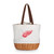 Detroit Red Wings Coronado Canvas and Willow Basket Tote, (Beige Canvas)