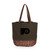 Philadelphia Flyers Coronado Canvas and Willow Basket Tote, (Khaki Green with Beige Accents)