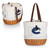 Vancouver Canucks Coronado Canvas and Willow Basket Tote, (Beige Canvas)