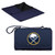 Buffalo Sabres Blanket Tote Outdoor Picnic Blanket, (Navy Blue with Black Flap)