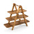 Wyoming Cowboys Serving Ladder 3 Tiered Serving Station, (Acacia Wood)