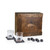 Arkansas Razorbacks Whiskey Box Gift Set, (Oak Wood)
