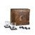 Cincinnati Bearcats Whiskey Box Gift Set, (Oak Wood)