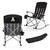 App State Mountaineers Outdoor Rocking Camp Chair, (Black)
