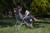 Iowa Hawkeyes Outdoor Rocking Camp Chair, (Black)