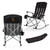 Wyoming Cowboys Outdoor Rocking Camp Chair, (Black)