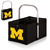 Michigan Wolverines Urban Basket Collapsible Tote, (Black)