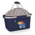 Kansas Jayhawks Metro Basket Collapsible Cooler Tote, (Navy Blue)