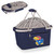 Kansas Jayhawks Metro Basket Collapsible Cooler Tote, (Navy Blue)