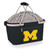 Michigan Wolverines Metro Basket Collapsible Cooler Tote, (Black)