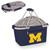 Michigan Wolverines Metro Basket Collapsible Cooler Tote, (Navy Blue)