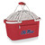 Ole Miss Rebels Metro Basket Collapsible Cooler Tote, (Red)