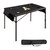 App State Mountaineers Travel Table Portable Folding Table, (Black)