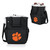 Clemson Tigers Activo Cooler Tote Bag, (Black with Gray Accents)