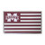 Mississippi State University - Mississippi State Bulldogs Embossed State Flag Emblem Primary Team Logo on State Flag Design Maroon