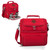 Cornell Big Red Pranzo Lunch Bag Cooler with Utensils, (Red)