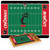 Cincinnati Bearcats Football Field Icon Glass Top Cutting Board & Knife Set, (Parawood & Bamboo)