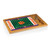 Clemson Tigers Football Field Icon Glass Top Cutting Board & Knife Set, (Parawood & Bamboo)