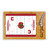 Cornell Big Red Hockey Rink Icon Glass Top Cutting Board & Knife Set, (Parawood & Bamboo)
