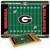 Georgia Bulldogs Football Field Icon Glass Top Cutting Board & Knife Set, (Parawood & Bamboo)