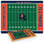 Illinois Fighting Illini Football Field Icon Glass Top Cutting Board & Knife Set, (Parawood & Bamboo)