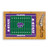 Kansas State Wildcats Football Field Icon Glass Top Cutting Board & Knife Set, (Parawood & Bamboo)