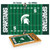 Michigan State Spartans Icon Glass Top Cutting Board & Knife Set, (Parawood & Bamboo)