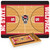 NC State Wolfpack Basketball Court Icon Glass Top Cutting Board & Knife Set, (Parawood & Bamboo)