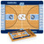 North Carolina Tar Heels Basketball Court Icon Glass Top Cutting Board & Knife Set, (Parawood & Bamboo)