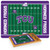 TCU Horned Frogs Icon Glass Top Cutting Board & Knife Set, (Parawood & Bamboo)