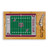Texas A&M Aggies Football Field Icon Glass Top Cutting Board & Knife Set, (Parawood & Bamboo)