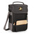 Army Black Knights Duet Wine & Cheese Tote, (Black with Gray Accents)