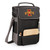 Iowa State Cyclones Duet Wine & Cheese Tote, (Black with Gray Accents)