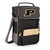 Purdue Boilermakers Duet Wine & Cheese Tote, (Black with Gray Accents)