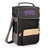 TCU Horned Frogs Duet Wine & Cheese Tote, (Black with Gray Accents)