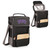 TCU Horned Frogs Duet Wine & Cheese Tote, (Black with Gray Accents)