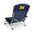 Michigan Wolverines Tranquility Beach Chair with Carry Bag, (Navy Blue)