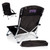 TCU Horned Frogs Tranquility Beach Chair with Carry Bag, (Black)
