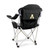 App State Mountaineers Reclining Camp Chair, (Black with Gray Accents)