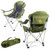 Baylor Bears Reclining Camp Chair, (Sage Green with Gray Accents)