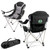 Colorado State Rams Reclining Camp Chair, (Black with Gray Accents)