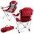 Cornell Big Red Reclining Camp Chair, (Dark Red)