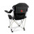 Louisville Cardinals Reclining Camp Chair, (Black with Gray Accents)