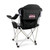 Mississippi State Bulldogs Reclining Camp Chair, (Black with Gray Accents)