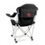 Oklahoma Sooners Reclining Camp Chair, (Black with Gray Accents)