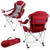 Ole Miss Rebels Reclining Camp Chair, (Dark Red)